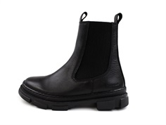 Angulus black bootie with zipper